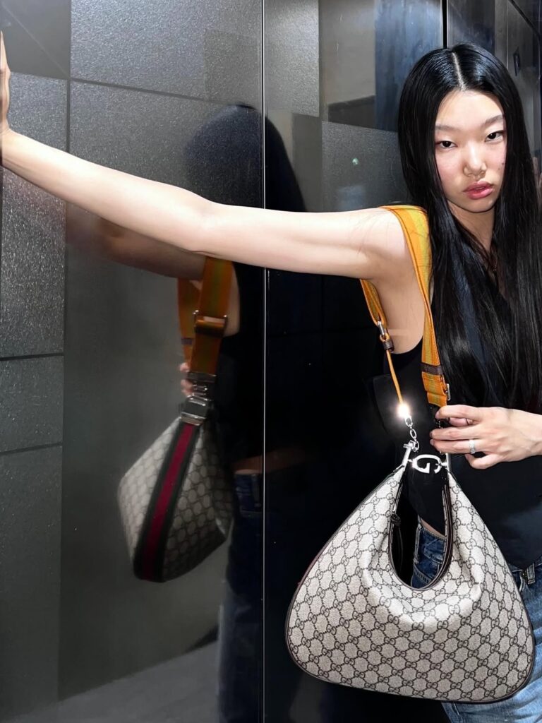 Brown or Chocolate Monochrome Outfits: This Season’s Sweetest Style Obsession 58 EHF Gucci GG shoulder