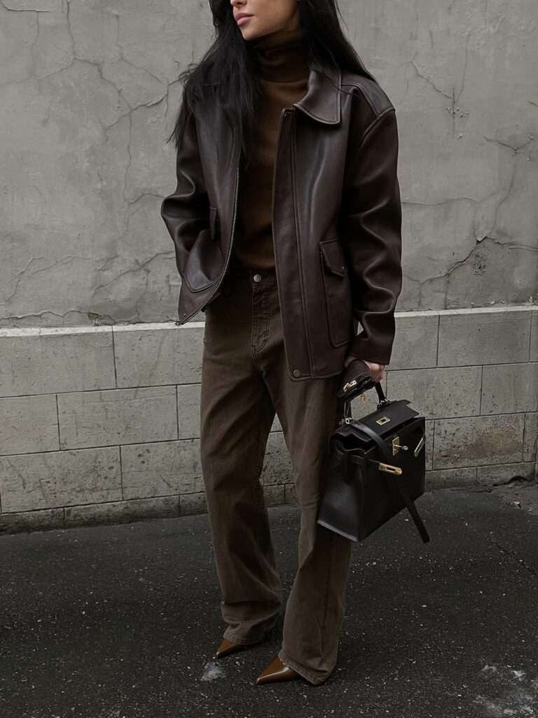 Brown or Chocolate Monochrome Outfits: This Season’s Sweetest Style Obsession 32 EHF e41f73664c0608b30aeb923addee2450