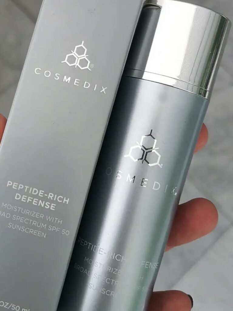 Cosmedix Review: Proven Skincare Heroes That Truly Work 46 EHF Cosmedix Peptide-Rich Defense Moisturizer SPF 50